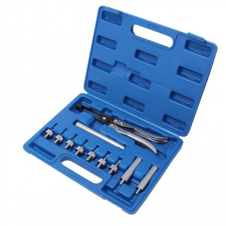 Набор для обслуживания ДВС 11пр.(направляющие: 5, 5.5, 6, 6.5, 7, 8мм, 3/8"),в кейсе