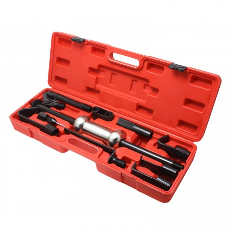 Набор инструментов для кузовных работ с обратным молотком, 11пр. в кейсе