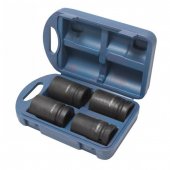 Набор головок ударных глубоких 4пр., 1", 6гр.(27,32,33,36), в кейсе Набор головок ударных глубоких 4пр., 1", 6гр.(27,32,33,36), в кейсе