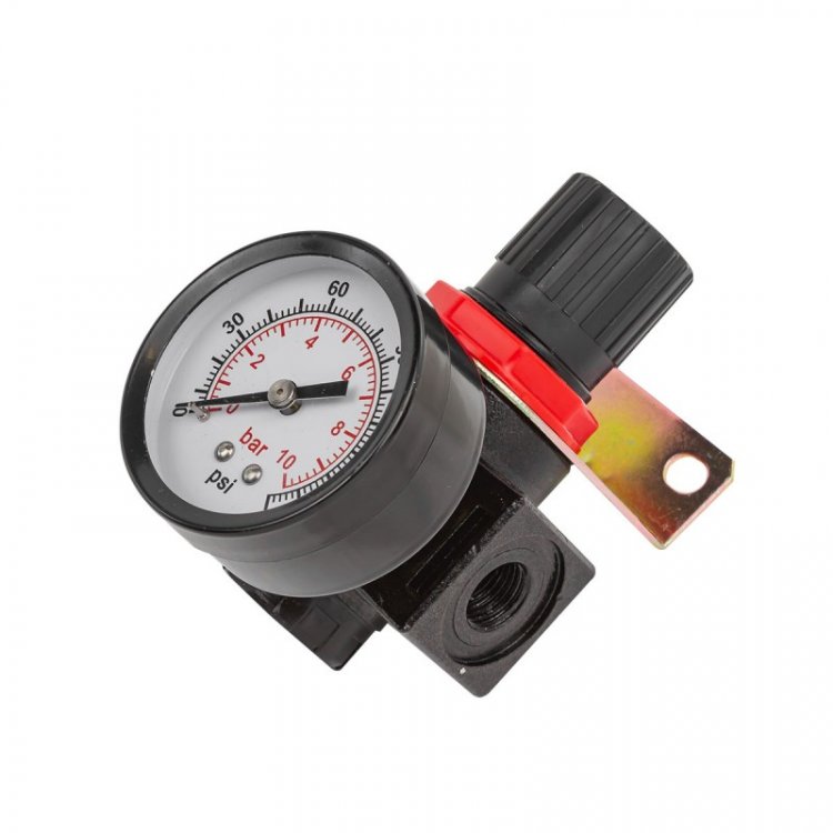 Регулятор давления воздуха 1/4"(F)x1/4"(F)(0-10bar,раб. температура 5°-60°)
