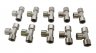 Тройник резьбовой Т-образный F1/2 - M1/2 - F1/2, 1 шт