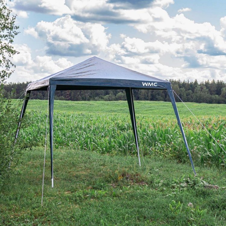 Шатер кемпинговый полиэтиленовый (зеленый, размер 2.4х2.4/3х3м, плотность ткани 90г/м²)