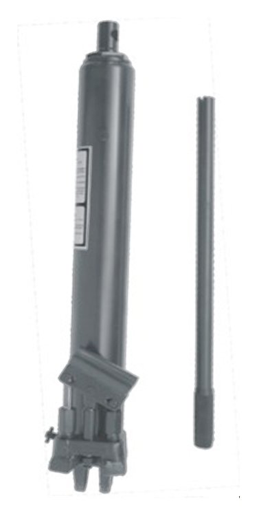 Цилиндр гидравлический с двухтактным насосом 8 т