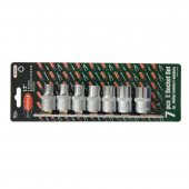 Набор головок Е-профиль 7пр. 1/2" (E10,E12,E14,E16,E18,E20,E22), на планке Набор головок Е-профиль 7пр. 1/2" (E10,E12,E14,E16,E18,E20,E22), на планке