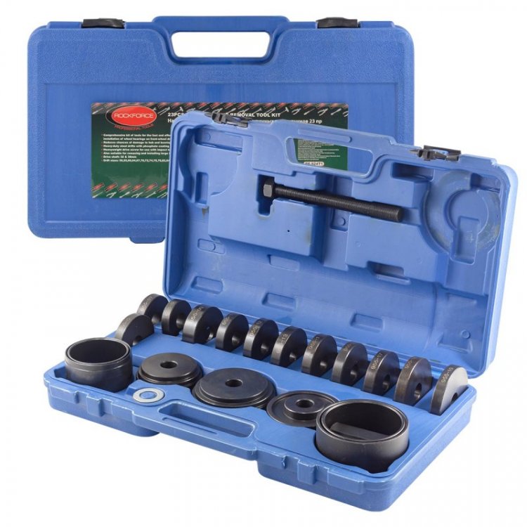 Набор инструментов для замены ступичных подшипников 23пр., в кейсе