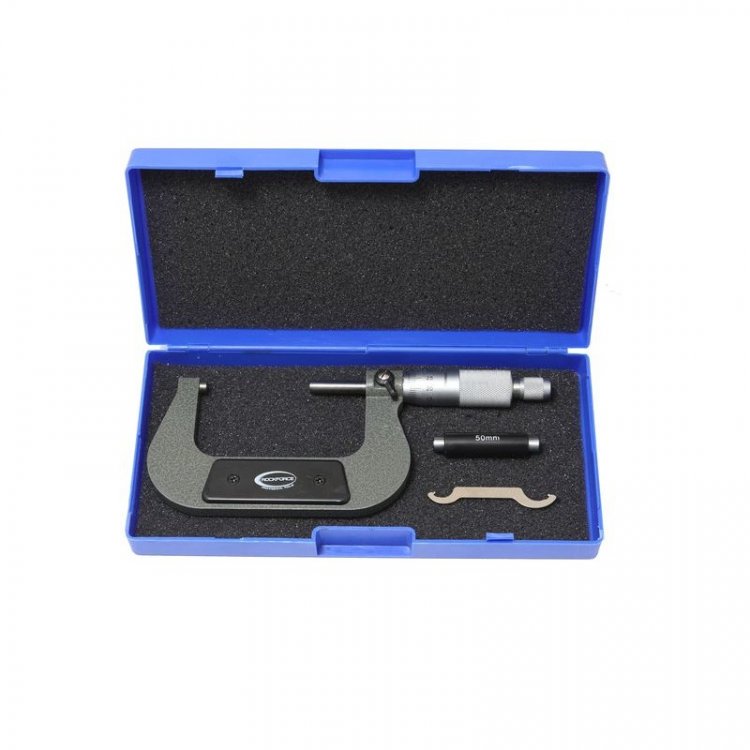 Микрометр (75-100мм, 0.01мм), в пластиковом футляре