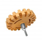 Диск 4" зачистной резиновый зубчатый, правое вращение horex арт. GTK4004