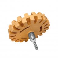 Диск 4" зачистной резиновый зубчатый, правое вращение horex арт. GTK4004