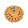 Диск 4" зачистной резиновый зубчатый, правое вращение horex арт. GTK4004