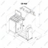 Балансировочный станок для г/а и л/а (универсальный), Модель: СB 460B