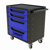 Тележка инструментальная Garopt 4 ящика СИНЯЯ, Серия "Low-cost" Тележка инструментальная Garopt 4 ящика СИНЯЯ, Серия "Low-cost"