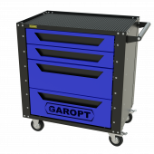 Тележка инструментальная Garopt 4 ящика СИНЯЯ, Серия "Low-cost" Тележка инструментальная Garopt 4 ящика СИНЯЯ, Серия "Low-cost"