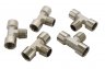 Тройник резьбовой Т-образный F1/2 - M1/2 - F1/2, 5 шт
