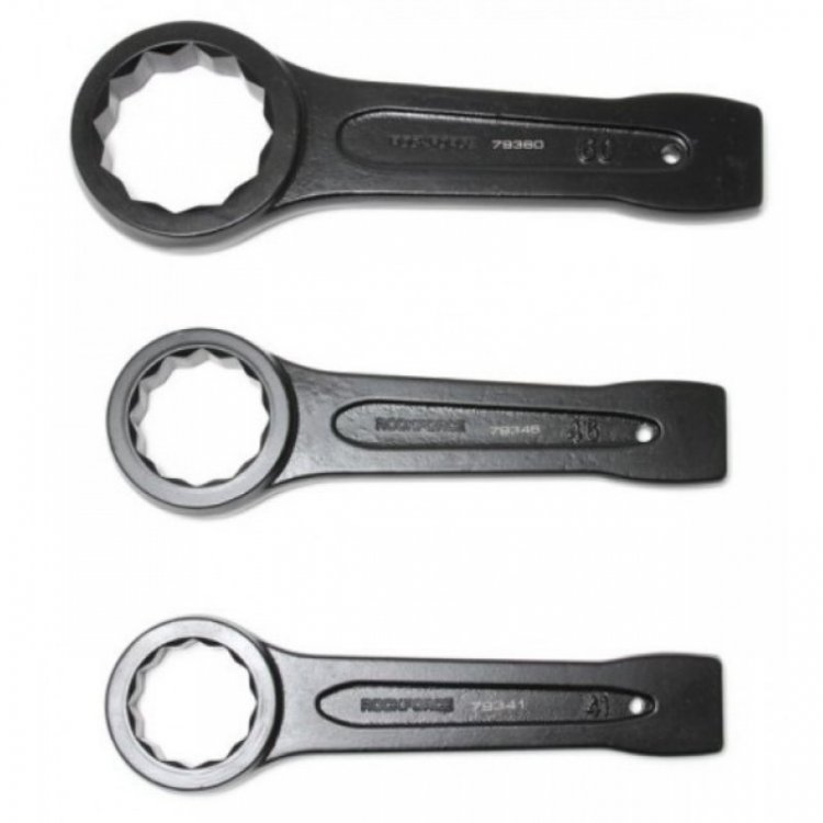Ключ накидной ударный односторонний 27мм (L-180мм)