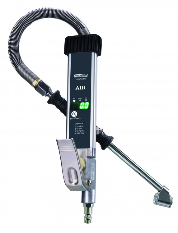 Пистолет с цифровым манометром для грузовых авто 18 бар