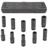 Набор головок ударных глубоких 10пр.,1/2" 12гр.(10,12-15,17,19,21,22,24мм), в пластиковом кейсе
