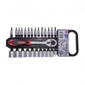 Набор торцевых головок и бит 1/4",3/8" 26пр Набор торцевых головок и бит 1/4",3/8" 26пр