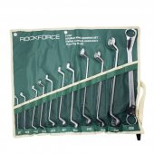 Ключи накидные отогнутые на 75град., набор 12пр. (6х7, 8х9, 10х11, 12х13, 14х15, 16х17, 18х19, 20х22, 21х23, 24х27, 25х28, 30х32мм)