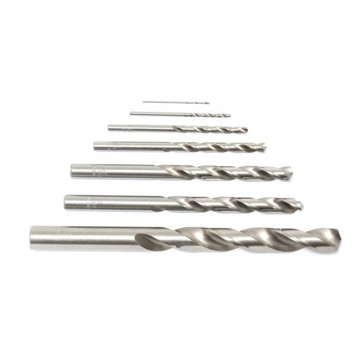Сверло по металлу 2.5мм HSS+Co (10шт), в пластиковом футляре