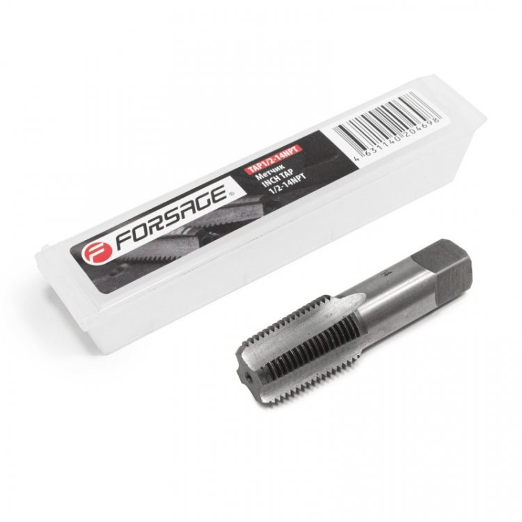 Метчик 1/2-14NPT (дюйм),в пластиковом футляре