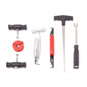 Набор приспособлений для замены ветрового стекла, 7пр., в ложементе Набор приспособлений для замены ветрового стекла, 7пр., в ложементе