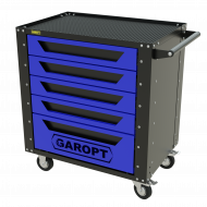 Тележка инструментальная Garopt 5 ящиков СИНЯЯ, Серия "Low-cost" Тележка инструментальная Garopt 5 ящиков СИНЯЯ, Серия "Low-cost"