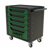 Gt5.green Тележка инструментальная Garopt 5 ящиков ЗЕЛЕНАЯ, Серия "Low-cost" Gt5.green Тележка инструментальная Garopt 5 ящиков ЗЕЛЕНАЯ, Серия "Low-cost"