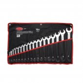 Набор ключей комбинированных с профилем  "Super Drive" 12гр.,  18пр. (7, 8, 10-19, 21, 22, 24, 27, 30, 32мм), на полотне