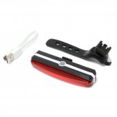 Фонарь LED задний велосипедный (красный, 6 режимов)