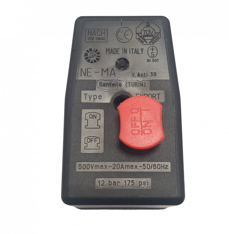 D155/2 Пусковое реле компрессора 3-фазн до 4 кВт 8-10 бар. Прессостат NE-MA (Италия) D155/2 Пусковое реле компрессора 3-фазн до 4 кВт 8-10 бар. Прессостат NE-MA (Италия)