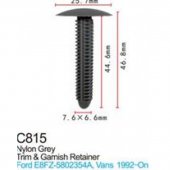 Клипса для крепления внутренней обшивки а/м Фиат/ Фольксваген/ Форд пластиковая (100шт/уп.) Клипса для крепления внутренней обшивки а/м Фиат/ Фольксваген/ Форд пластиковая (100шт/уп.)
