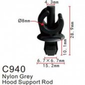 Клипса для крепления внутренней обшивки а/м Фольксваген пластиковая (100шт/уп.)