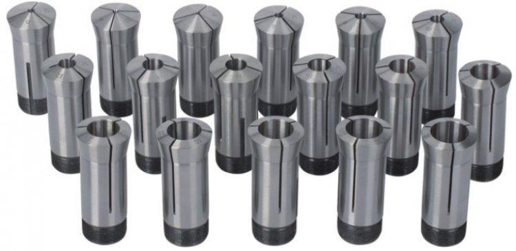 Набор цанг 5С (3-26 мм) 24 шт. для токарного станка C0636N Набор цанг 5С (3-26 мм) 24 шт. для токарного станка C0636N