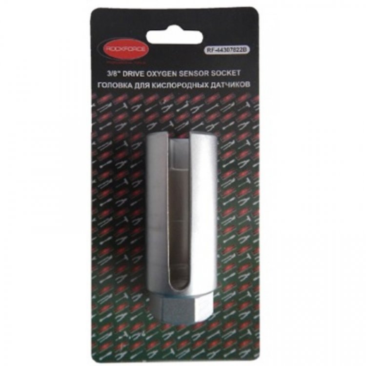 1/2" Головка для датчика "лямбда-зонд" 22мм, HEX 25мм, 3/8" (ширина разреза под провод датчика - 9мм), в блистере
