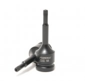 Головка-бита SPLINE глубокая ударная1/2", M8 с отверстием