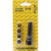 Набор для восстановления свечной резьбы 5пр. (метчик 14мм, втулки: 3/8", 7/16", 1/2", 3/4") 5пр., в блистере