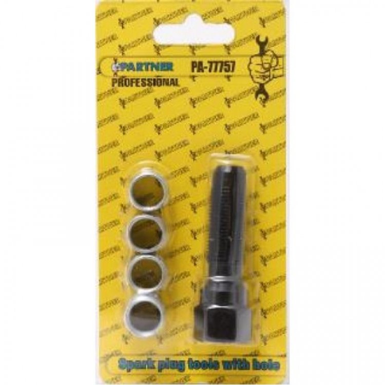 Набор для восстановления свечной резьбы 5пр. (метчик 14мм, втулки: 3/8", 7/16", 1/2", 3/4") 5пр., в блистере