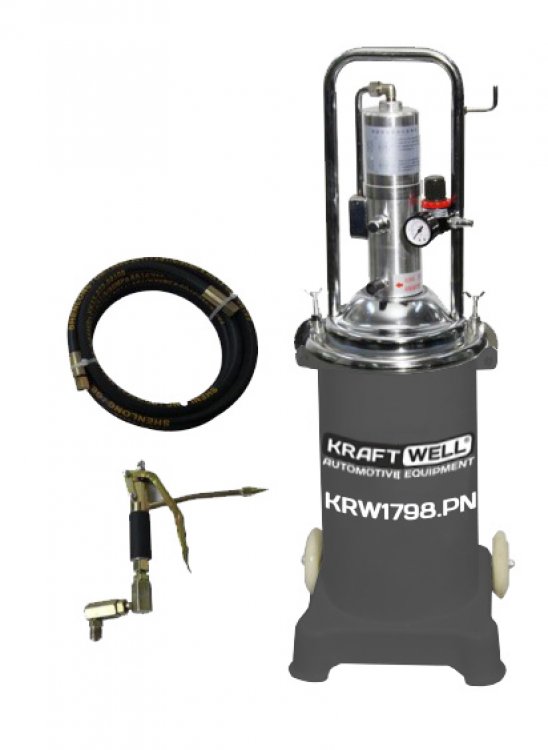 Нагнетатель солидола с пневмоприводом 13 л. Нагнетатель солидола с пневмоприводом 13 л.