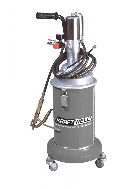 Нагнетатель солидола с пневмоприводом 13 л. Нагнетатель солидола с пневмоприводом 13 л.