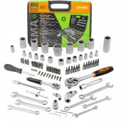 Набор инструментов 82пр. 1/2", 1/4" (6гр.)