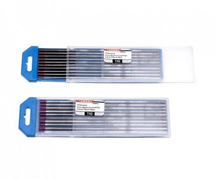 Электрод вольфрамовый WT-20 d.4,0x175mm RED