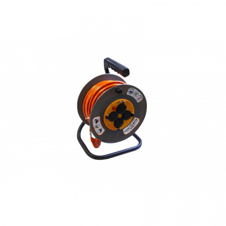 Удлинитель катушка "UNIVersal" ВЕМ-250 IP-44 термо ПВС 3*1,5 4гн. з/к 30м Удлинитель катушка "UNIVersal" ВЕМ-250 IP-44 термо ПВС 3*1,5 4гн. з/к 30м