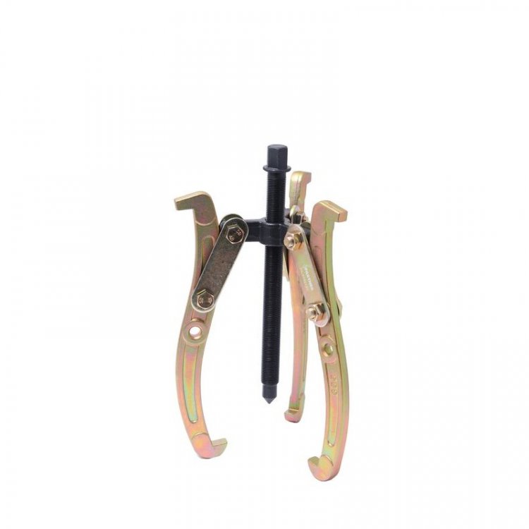 Съемник трехлапый усиленный переставной 6" (Ø захвата -150мм, длина лап-150мм,лапы S-образные) Съемник трехлапый усиленный переставной 6" (Ø захвата -150мм, длина лап-150мм,лапы S-образные)