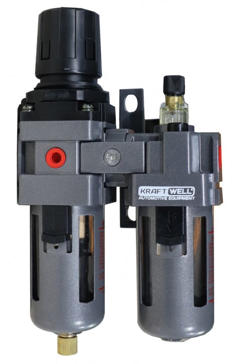 Фильтр-влагоотделитель с редуктором и лубрикатором, 1/4, до 16 бар,  серия STD Фильтр-влагоотделитель с редуктором и лубрикатором, 1/4, до 16 бар,  серия STD