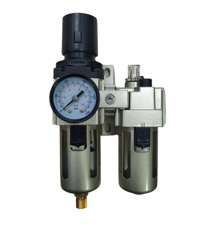 Блок подготовки и подачи воздуха 1/4", HOREX арт.№ AC 3010-02 Блок подготовки и подачи воздуха 1/4", HOREX арт.№ AC 3010-02