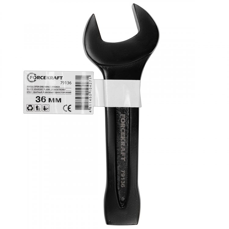 Ключ рожковый ударный односторонний 36мм