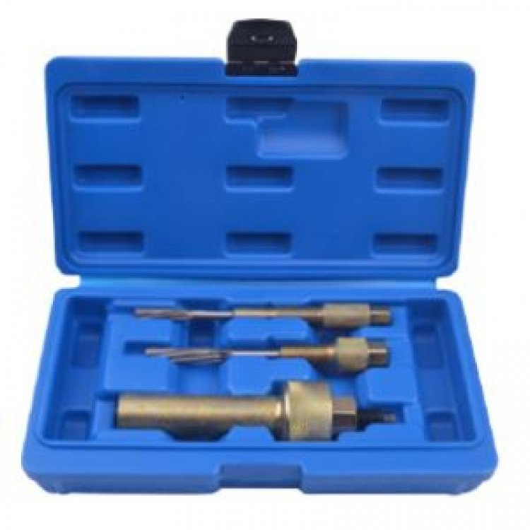 Набор приспособлений для извлечения свечей накаливания 3пр., в кейсе