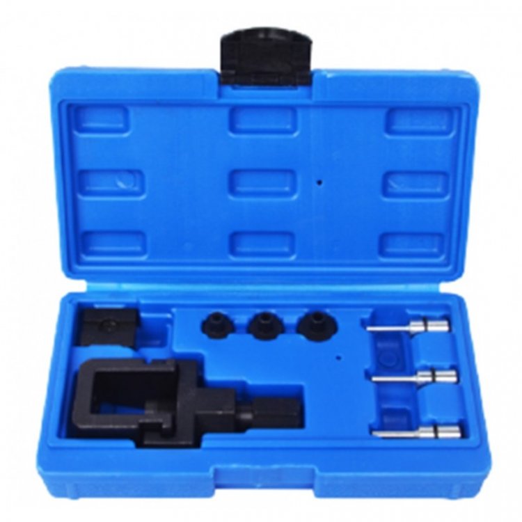 Набор инструментов для ремонта приводных цепей, в кейсе Набор инструментов для ремонта приводных цепей, в кейсе