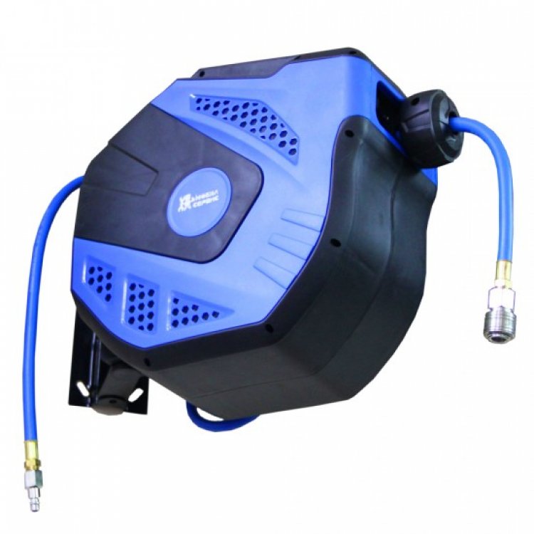 Катушка с пневмошлангом (вн.Д.9.5мм (3/8") х 15м), арт. No ZYA03-Q15, 44x22.5x41 horex Катушка с пневмошлангом (вн.Д.9.5мм (3/8") х 15м), арт. No ZYA03-Q15, 44x22.5x41 horex