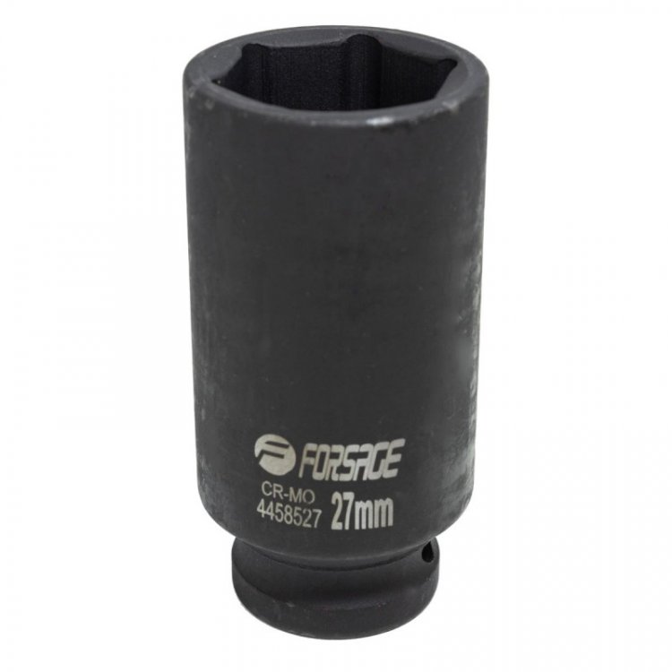 Головка ударная глубокая 27мм (6гр.), 1/2" Головка ударная глубокая 27мм (6гр.), 1/2"